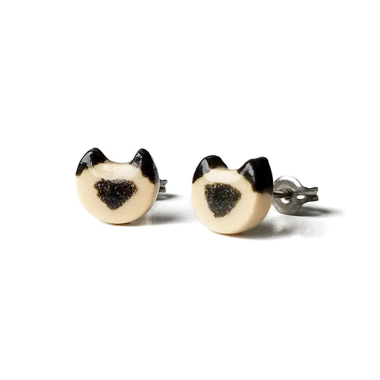 Siamese Kitten Post Earrings